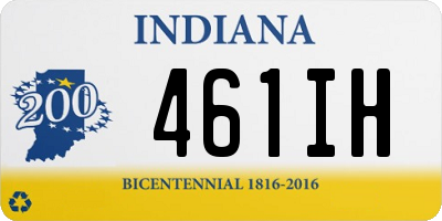 IN license plate 461IH