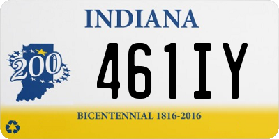 IN license plate 461IY