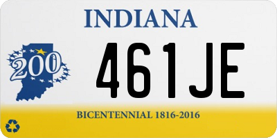 IN license plate 461JE