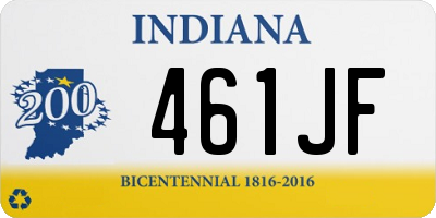 IN license plate 461JF