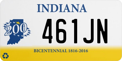 IN license plate 461JN