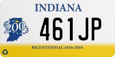 IN license plate 461JP