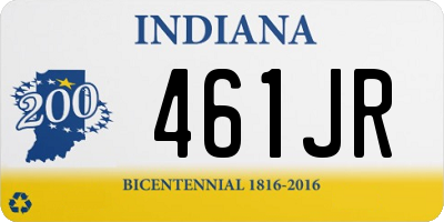 IN license plate 461JR