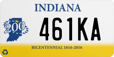 IN license plate 461KA