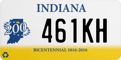 IN license plate 461KH