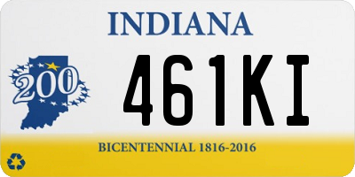 IN license plate 461KI