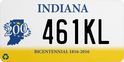 IN license plate 461KL