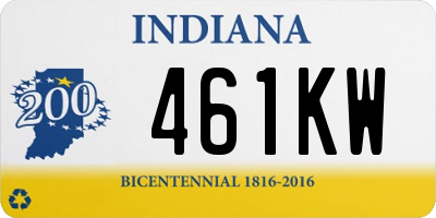 IN license plate 461KW