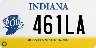 IN license plate 461LA