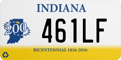 IN license plate 461LF