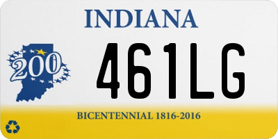 IN license plate 461LG