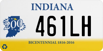 IN license plate 461LH