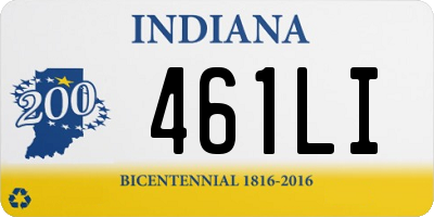 IN license plate 461LI