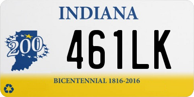 IN license plate 461LK