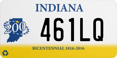 IN license plate 461LQ