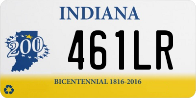 IN license plate 461LR