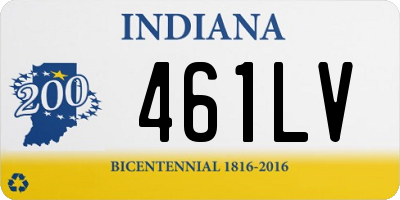 IN license plate 461LV