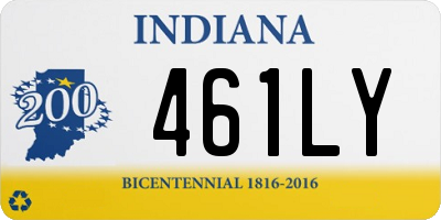 IN license plate 461LY