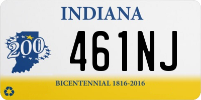 IN license plate 461NJ