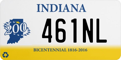 IN license plate 461NL