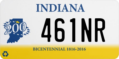 IN license plate 461NR