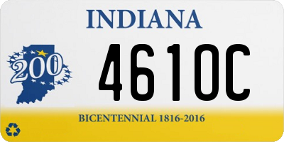 IN license plate 461OC