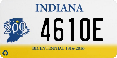 IN license plate 461OE