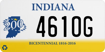 IN license plate 461OG