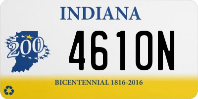 IN license plate 461ON