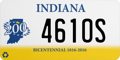 IN license plate 461OS