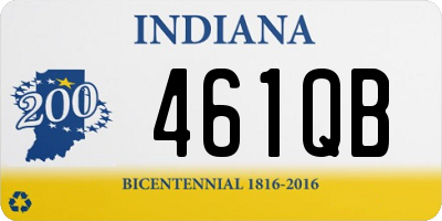 IN license plate 461QB