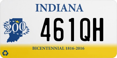 IN license plate 461QH