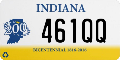 IN license plate 461QQ