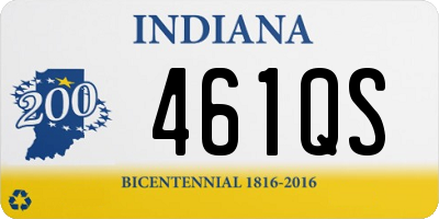 IN license plate 461QS