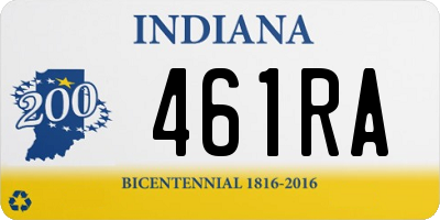 IN license plate 461RA