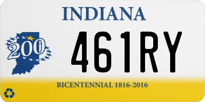 IN license plate 461RY