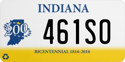 IN license plate 461SO