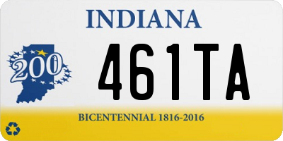 IN license plate 461TA