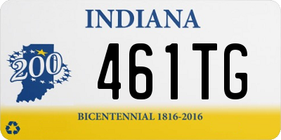 IN license plate 461TG