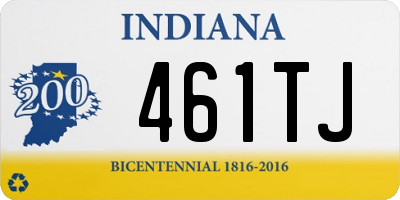 IN license plate 461TJ