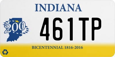 IN license plate 461TP