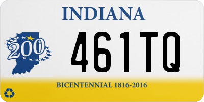 IN license plate 461TQ
