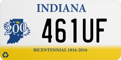 IN license plate 461UF