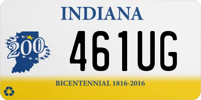 IN license plate 461UG