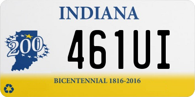 IN license plate 461UI