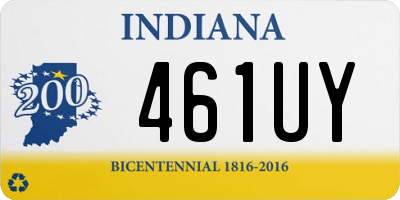 IN license plate 461UY