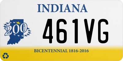 IN license plate 461VG