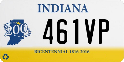 IN license plate 461VP