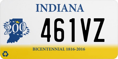 IN license plate 461VZ