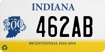 IN license plate 462AB